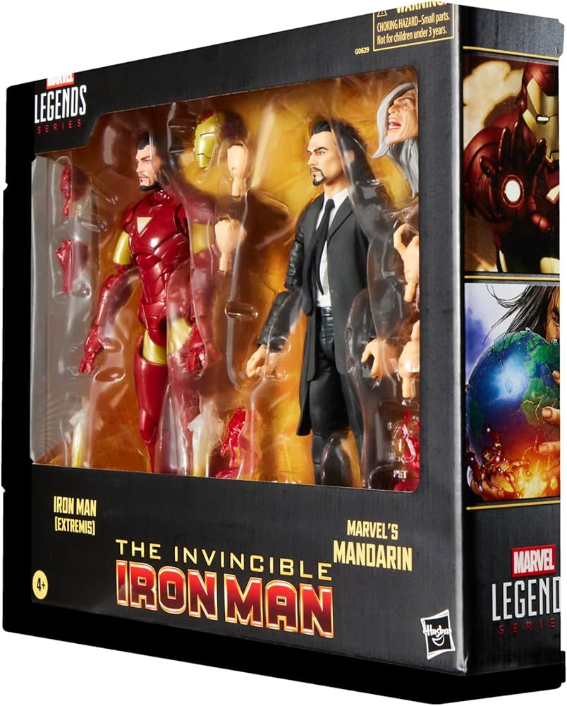マーベルレジェンド アイアンマン(エクストレミス)&マンダリン Amazon.com: Marvel Legends Series Iron Man (Extremis) & Marvel's